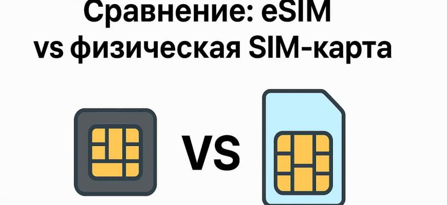 Преимущества esim